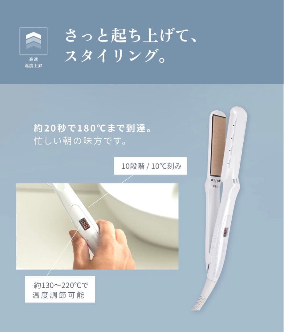 【新品未使用】絹女 ストレートヘアアイロン