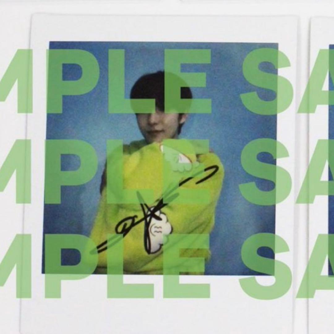 ロンジュン　サイン入り　ポラロイド　ポラ