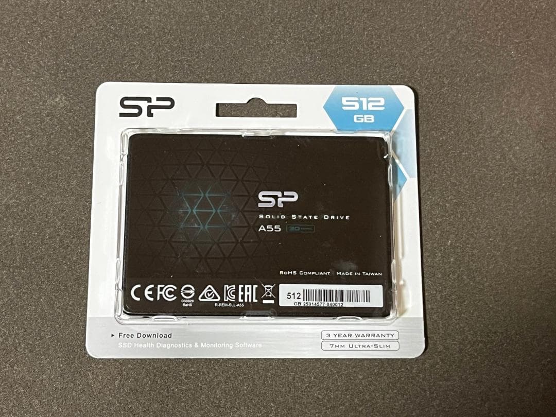 Silicon Power シリコンパワー SSD 512GB A55