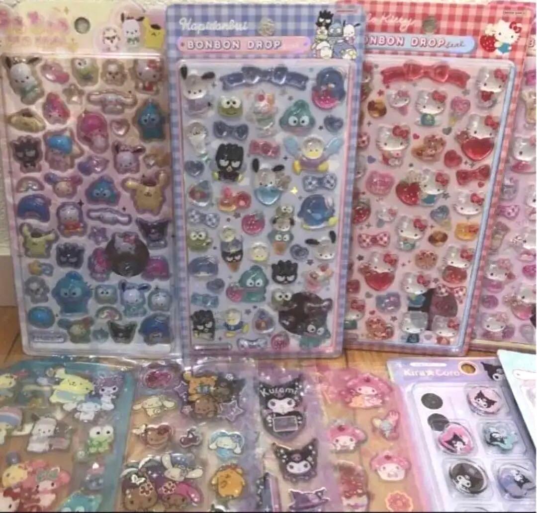 正規品⭐︎サンリオ　ちいかわ　ディズニー　ボンボンドロップ　平成女児シール交換