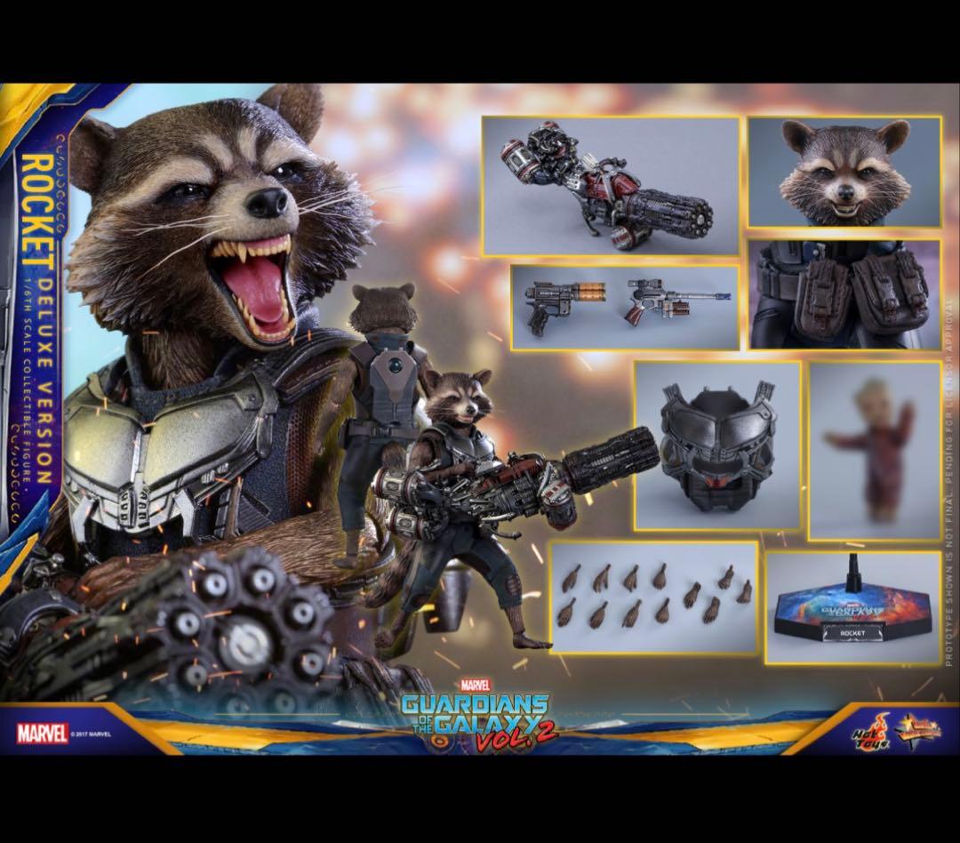 【美品】 ガーディアンズ・オブ・ギャラクシー　ロケット　ボーナスアクセサリー付