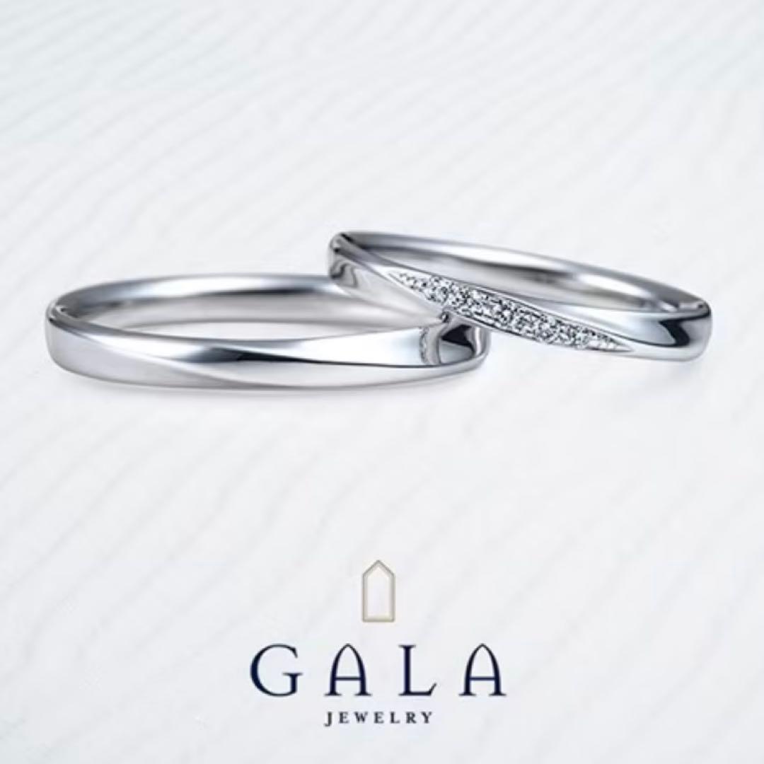 美品 結婚指輪 レディース プラチナ pt950 マリッジリング