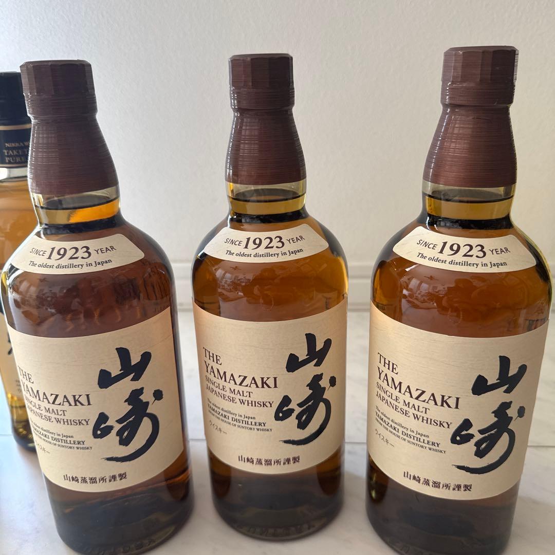 山崎シングルモルト　3本セット　ウイスキー