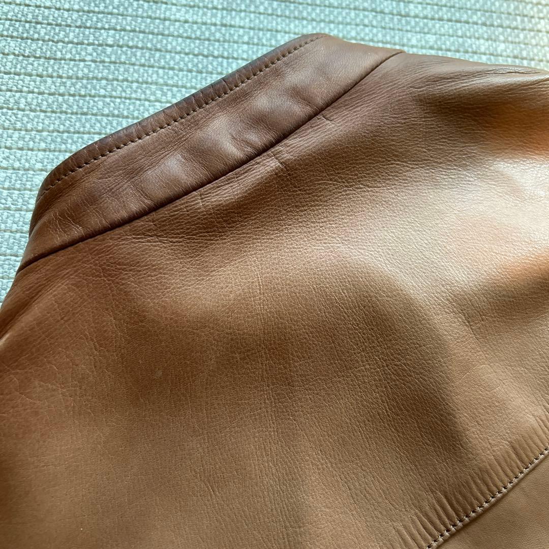 SERAPHIN ライダースジャケット　ベージュ