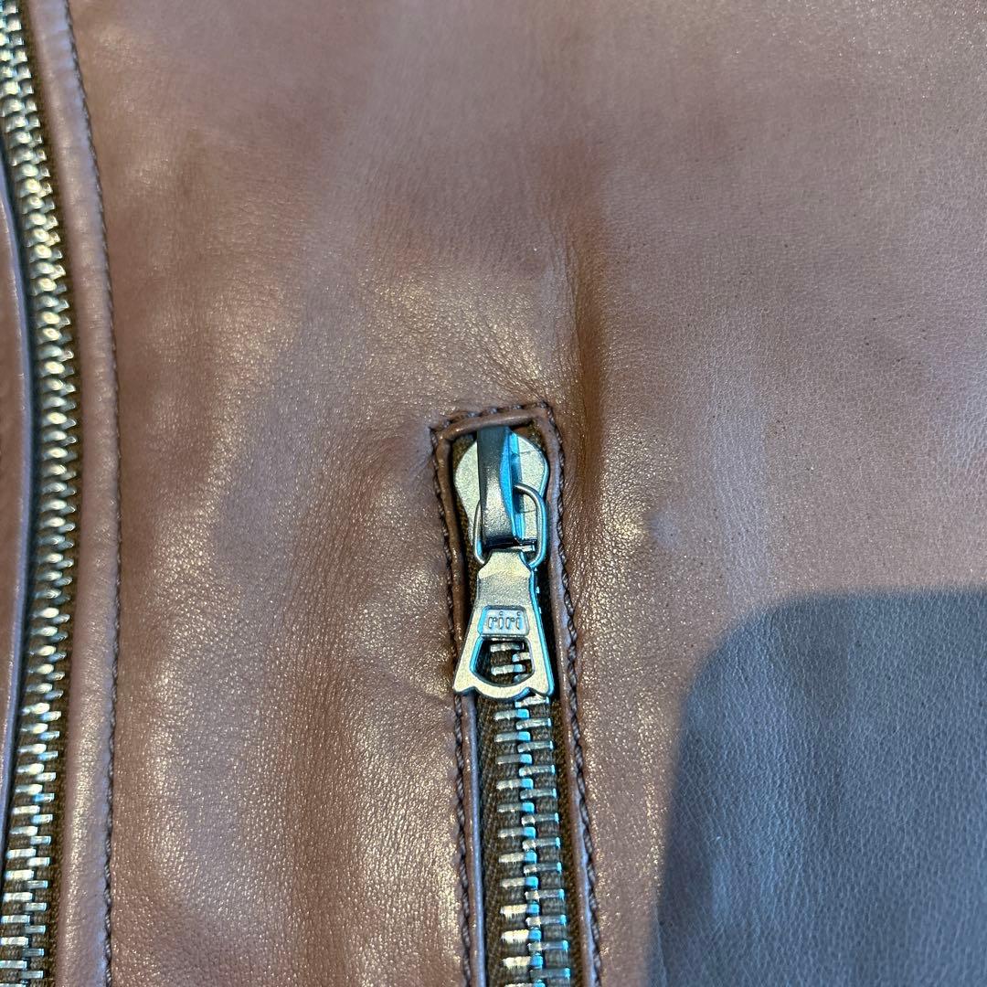 SERAPHIN ライダースジャケット　ベージュ