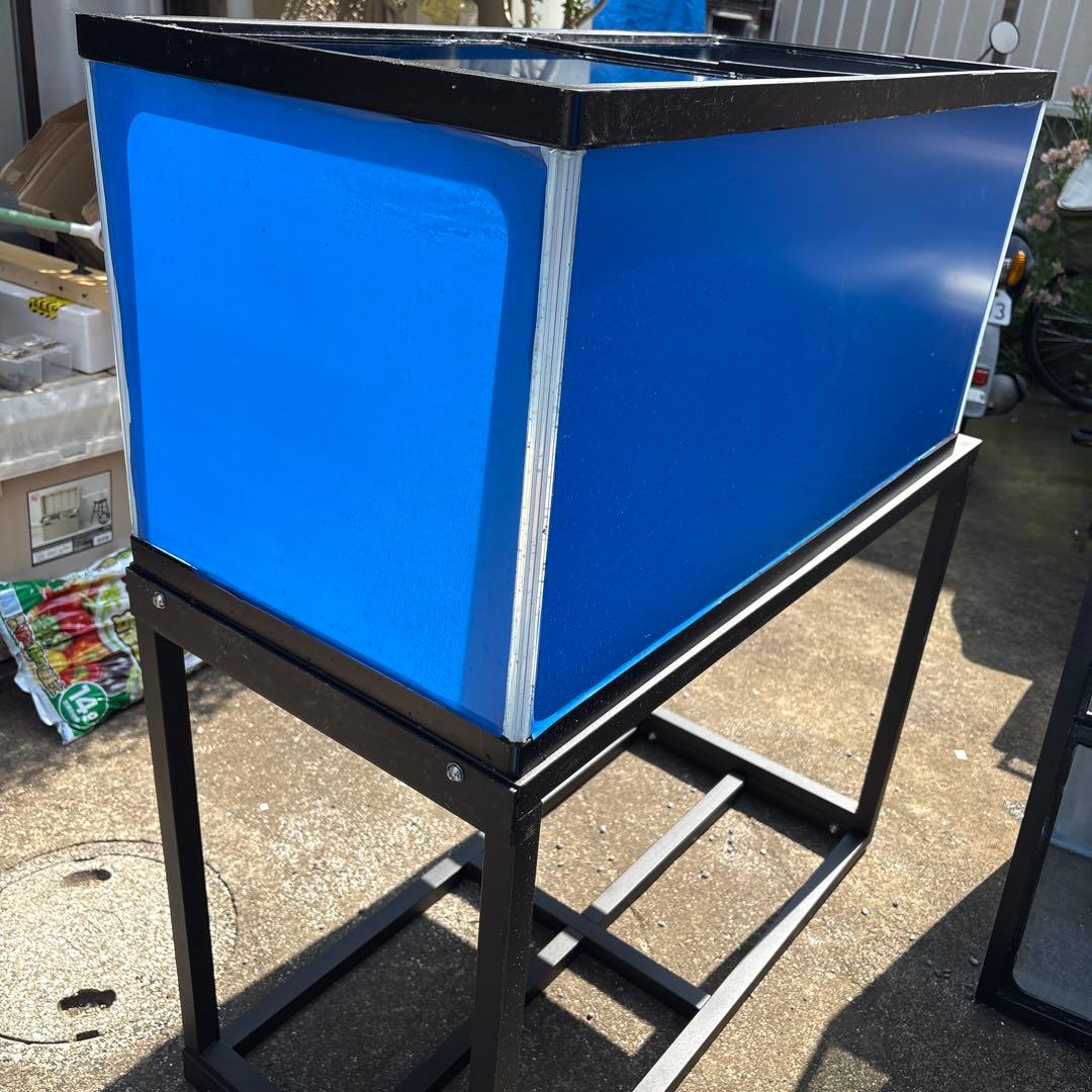 90cmガラス水槽 水槽台セット！！