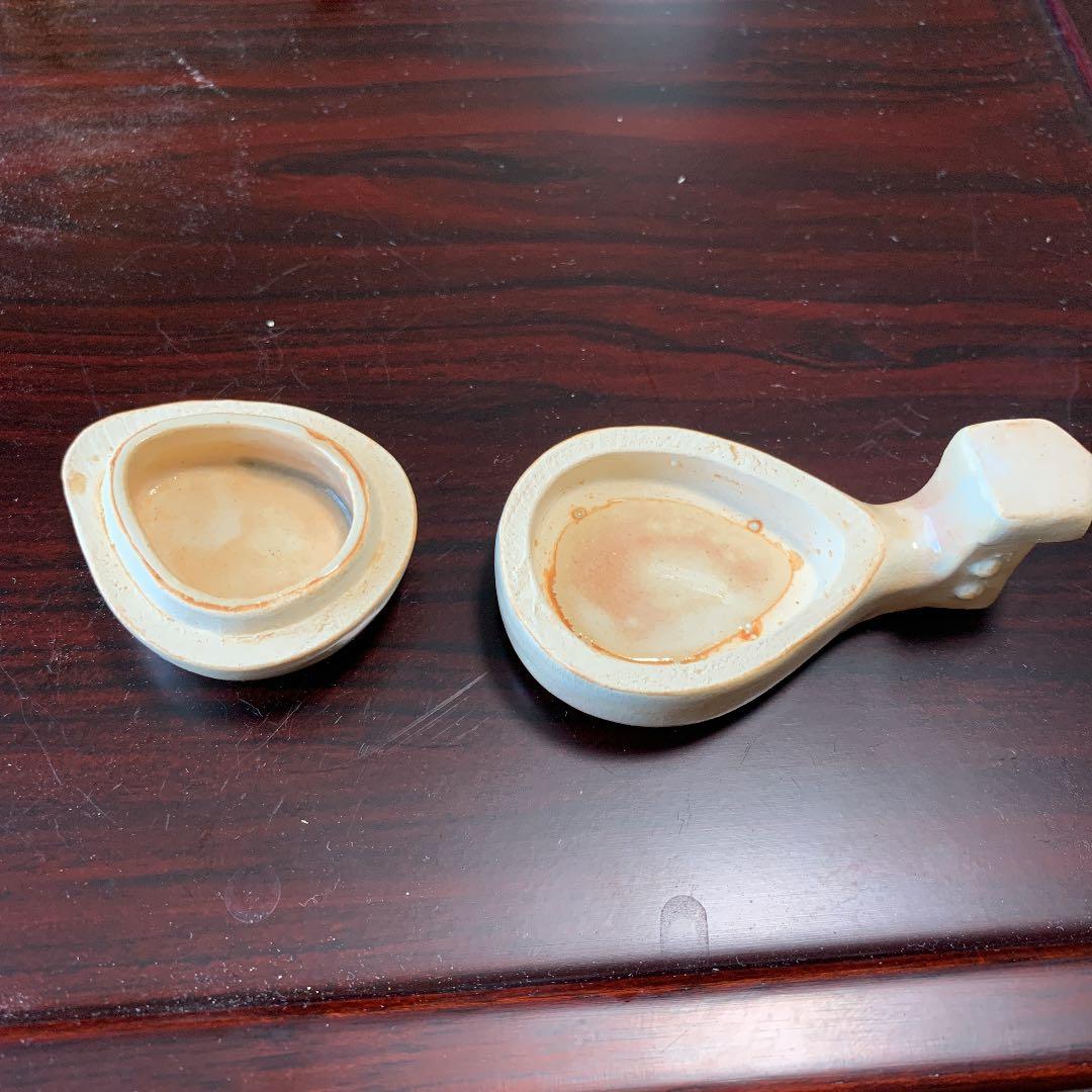 萩焼　香合　琵琶　十二代　田原陶兵衛　茶道具