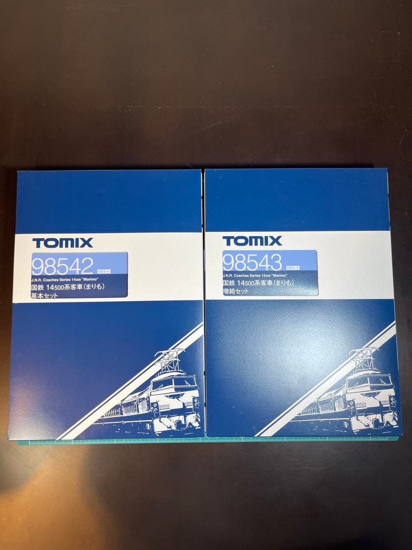 TOMIX 98542と98543 14-500系客車（まりも）基本、増結セット