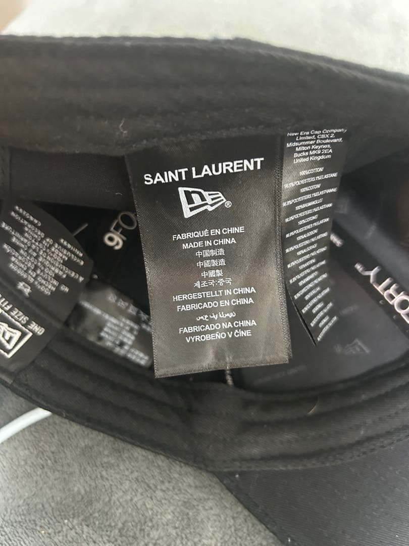 【早い者勝ち】YSL×New Era ブラックキャップ 美品