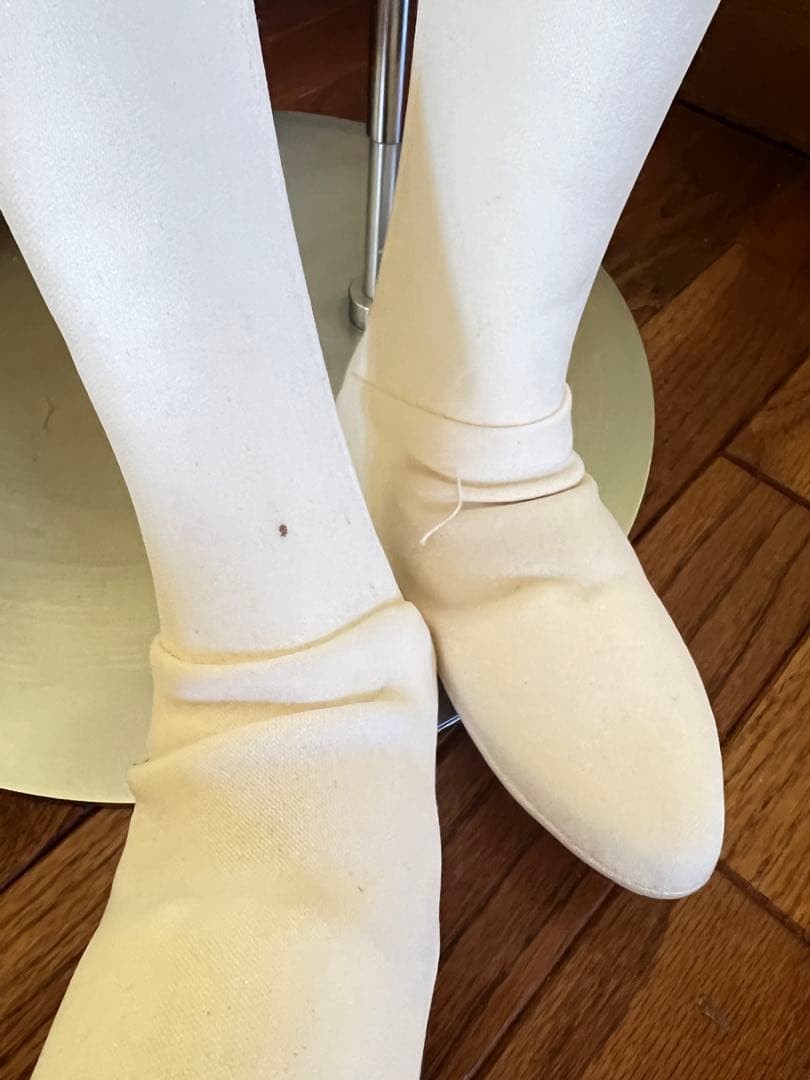 フレキシブルマネキン ハイウエストデザイン　ホワイト　レディース