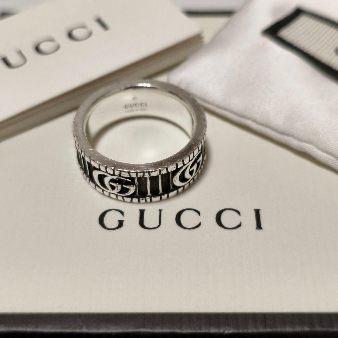 【美品】GUCCI リング マーモント インターロッキング 18号