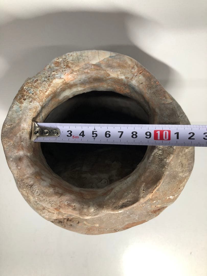 天神蟹　蟹細工　壺