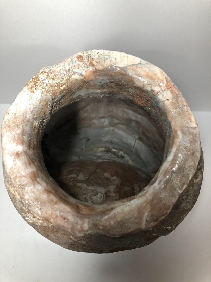 天神蟹　蟹細工　壺