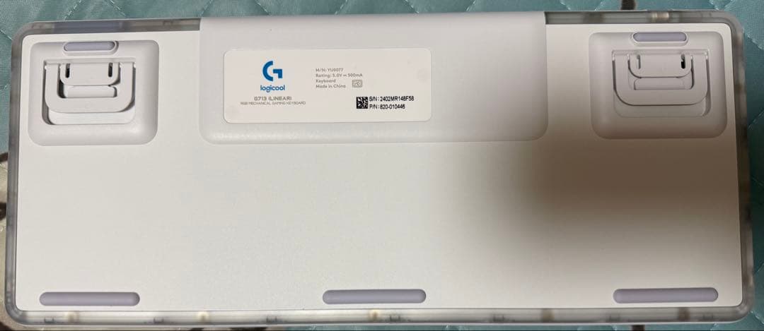 Logicool G713 ゲーミングキーボード ホワイト リニア軸