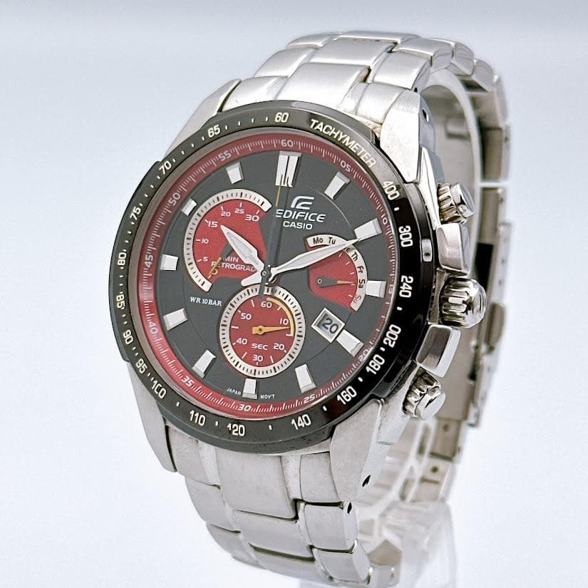 カシオ エディフィス EF-521DJ メンズ腕時計 クロノグラフ クォーツ
