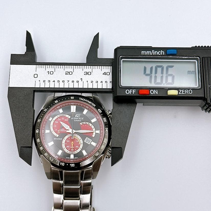 カシオ エディフィス EF-521DJ メンズ腕時計 クロノグラフ クォーツ