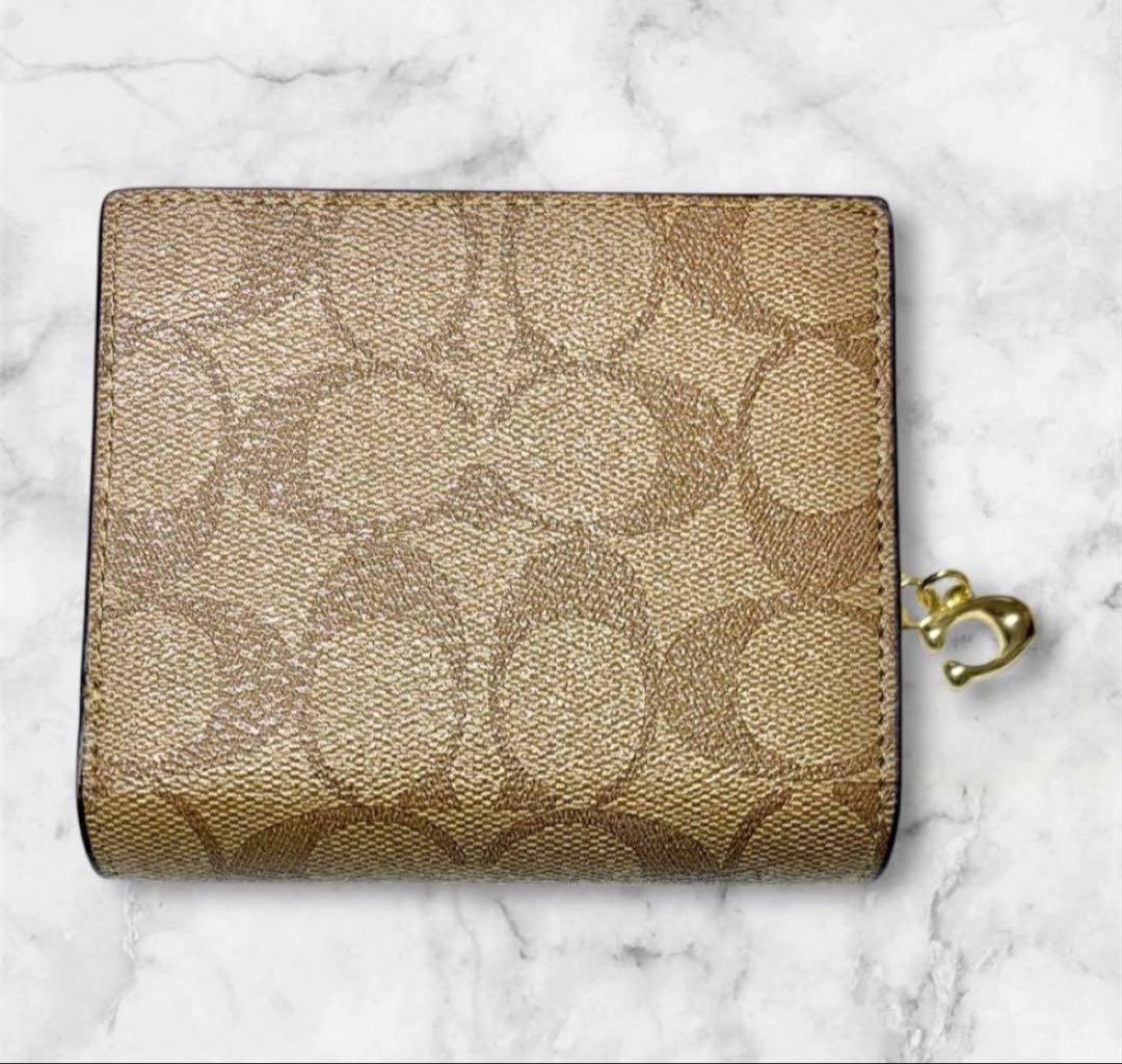 大人気✨COACH コーチ 二つ折り財布 財布 ウォレット シグネチャー 新品