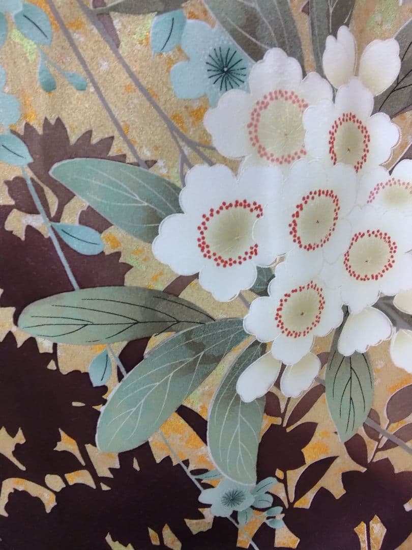 【専用】です❗正絹振袖成人式、重ね衿帯揚げ帯締め、西陣袋帯、襦袢、ガード加工