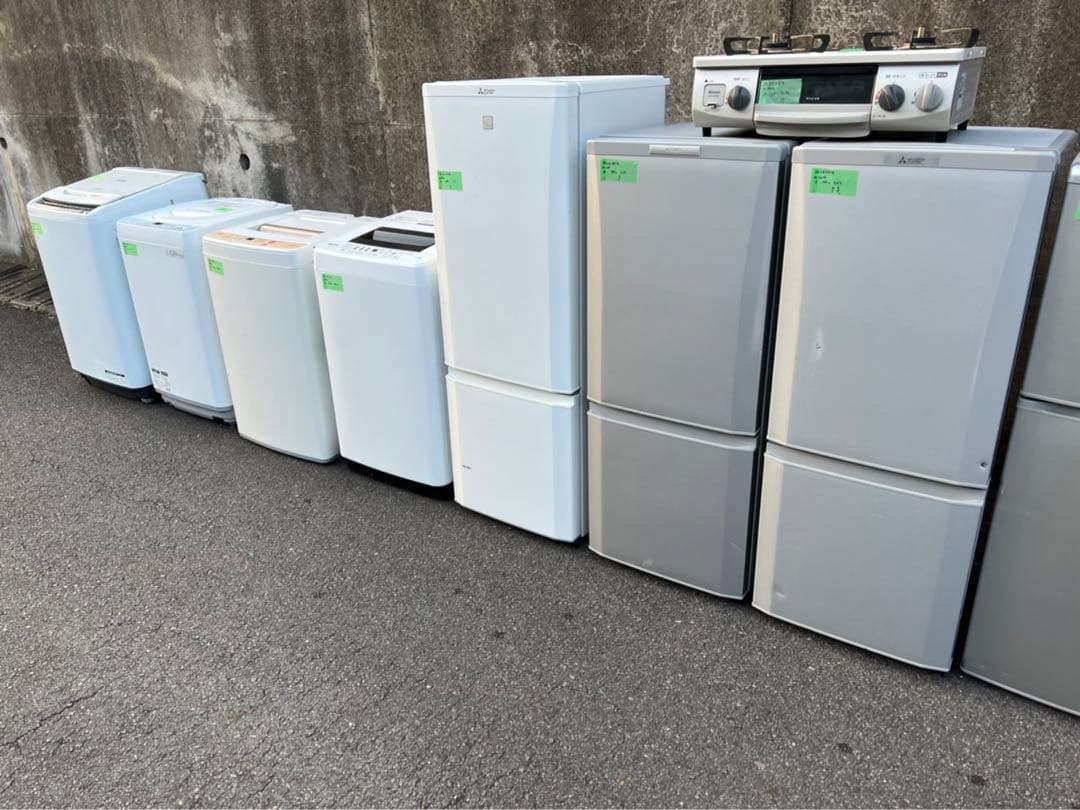 【高年式】お任せ4点セット 一人暮らし用 冷蔵庫、洗濯機、炊飯器、電子レンジ