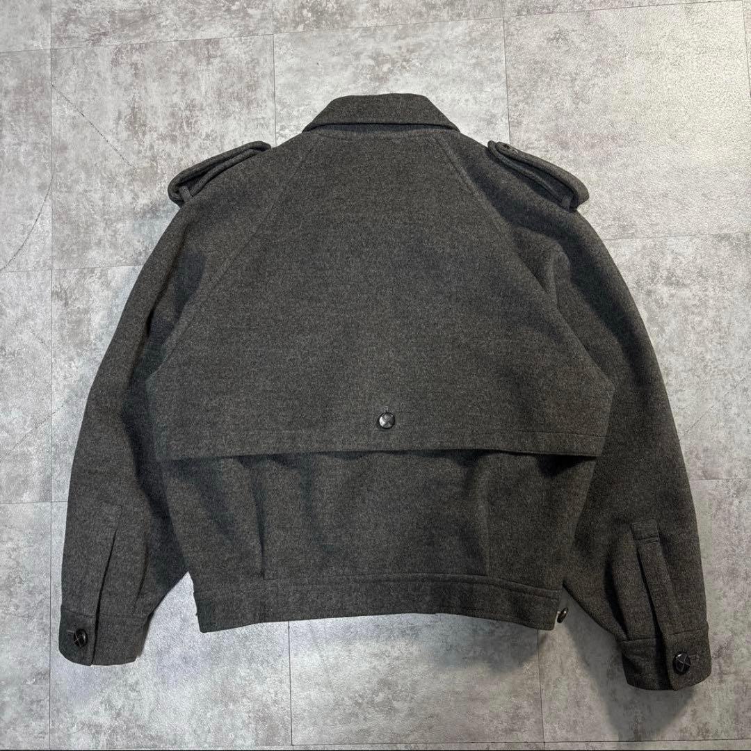 80's　vintage dior short wool bomber j