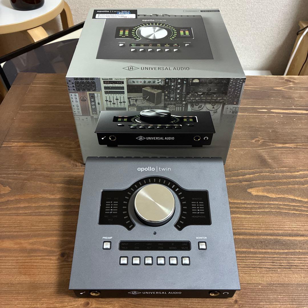 DTM・DAW ruka UAD Apollo Twin mk2 DUO