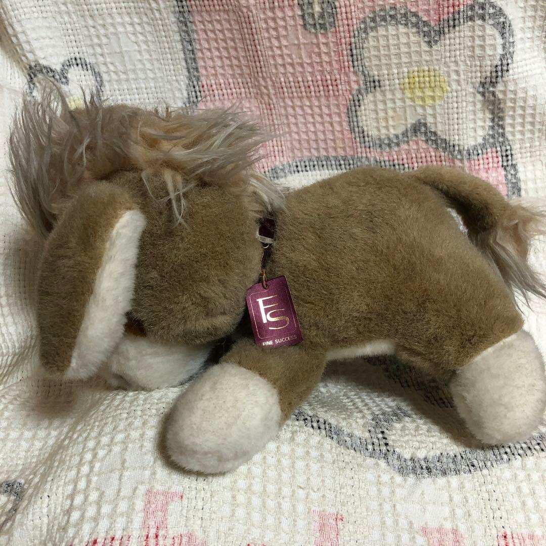 吉徳　昭和レトロ　ヴィンテージ ロバ　ホンキー　ぬいぐるみ　中古品　紙タグ付き