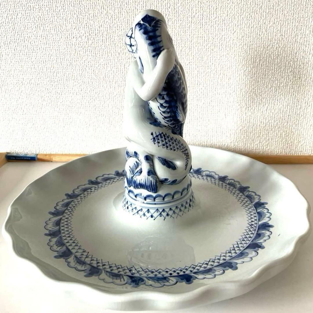 ＊Mermaid and Big fish＊ALUMINIA窯・美術品・
