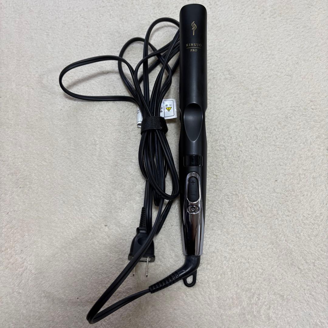 ジャンク品 KINUJO PRO ストレートヘアアイロン ブラック 箱無し