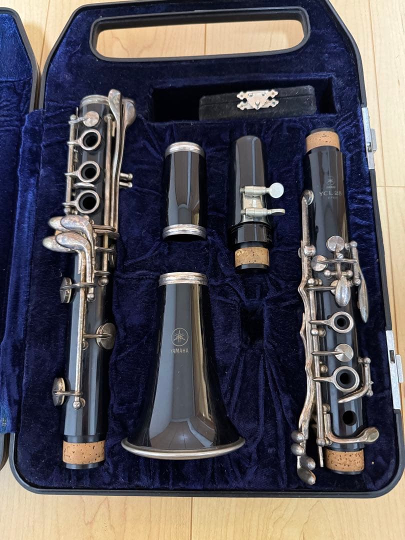 Yamaha クラリネット本体 YCL25 ケース付き（メンテ必須）ジャンク扱い