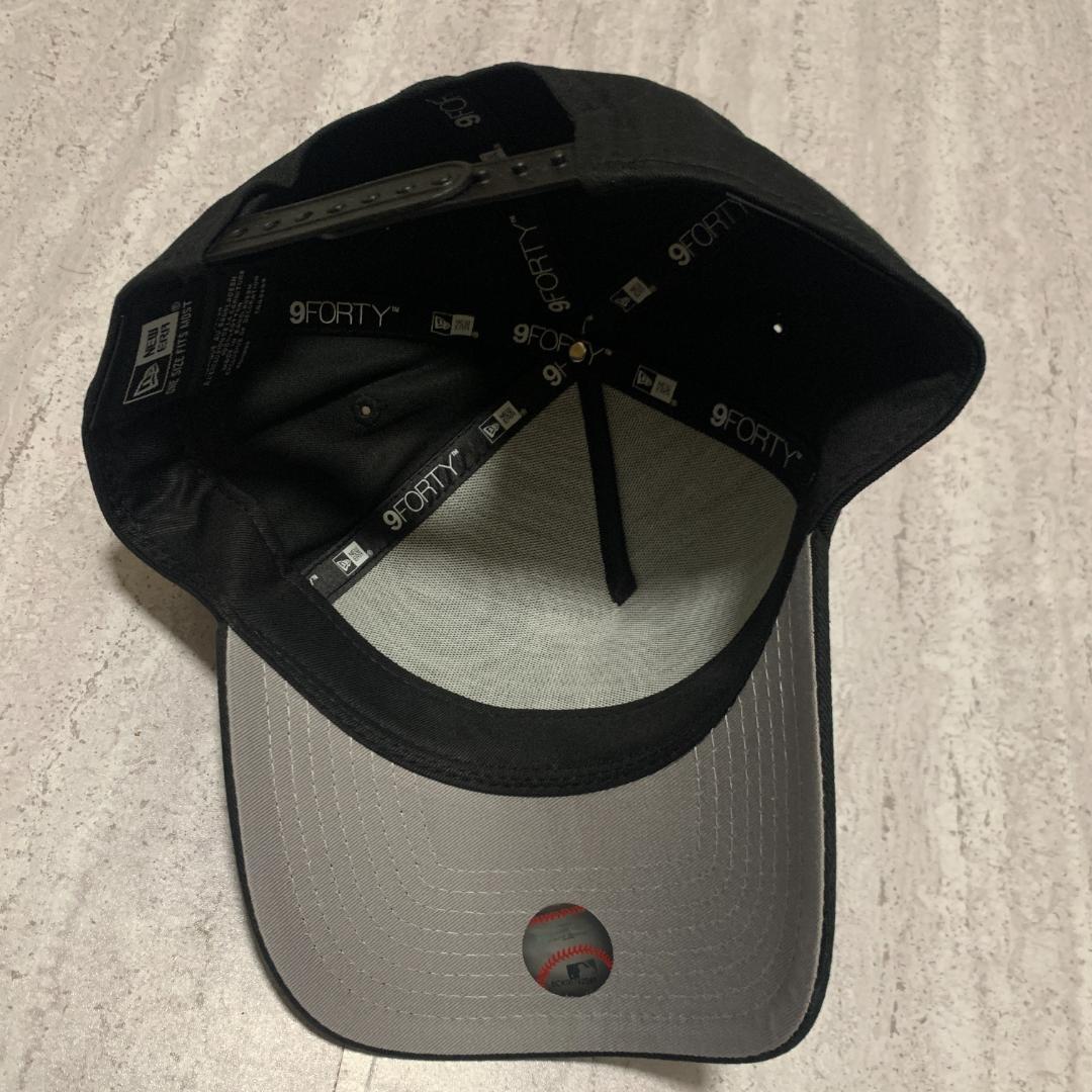 海外限定 LA ニューエラ ドジャース 逆ロゴ ブラック