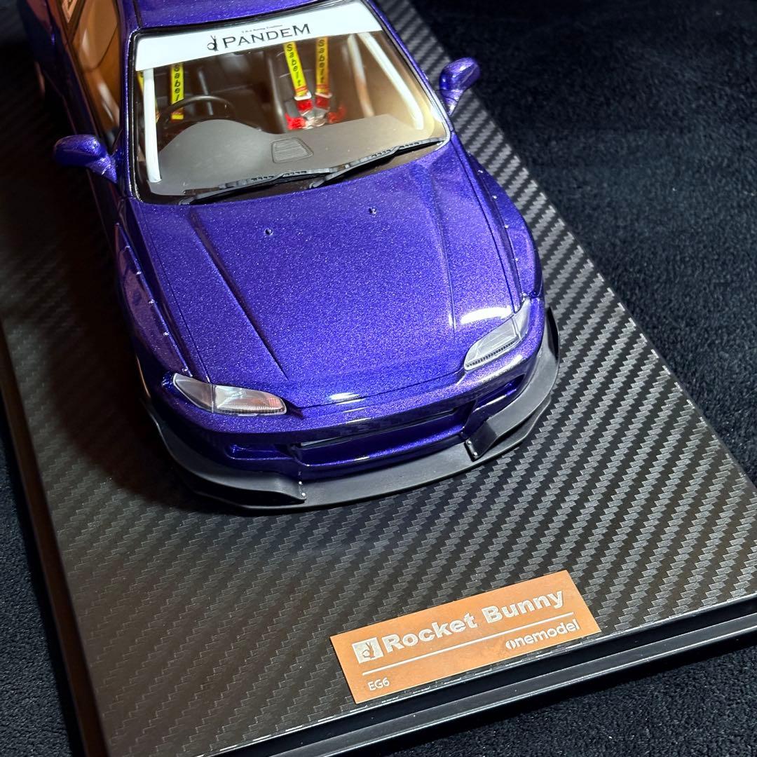 デカール加工品 1/18 ONEMODEL パンデム ホンダ シビック EG6