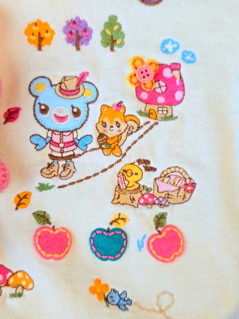 ✨️激レアMEZZO PIANO⭐️ミミポポ あみぐるみ 平成レトロ トレーナー