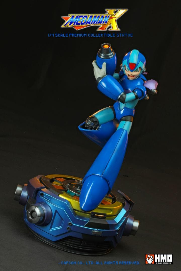 ロックマンX 1/4 プレミアムコレクティブル スタチュー ブルー
