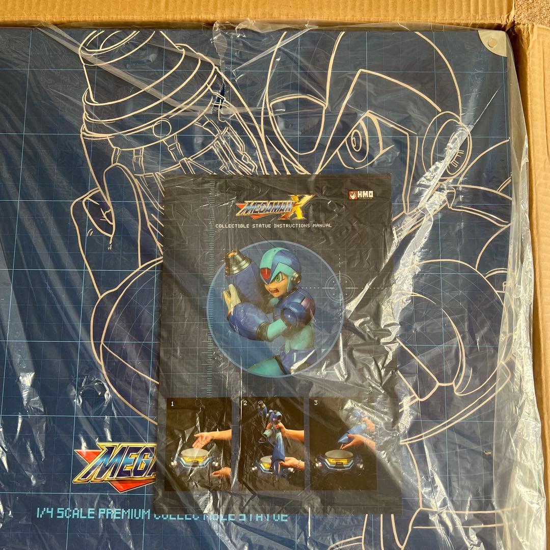 ロックマンX 1/4 プレミアムコレクティブル スタチュー ブルー