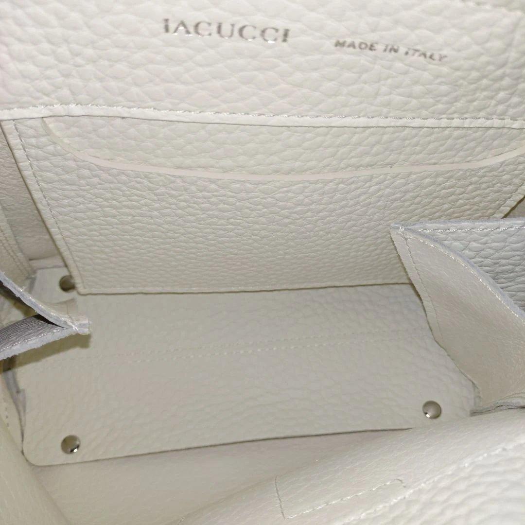 【極美品】IACUCCI ギブリ S　ハンドバッグ 希少カラー　ホワイト