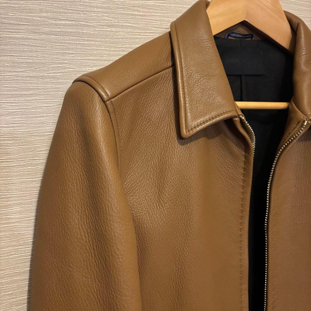 junhashimoto ZIP LEATHER SHIRTS ディアスキン