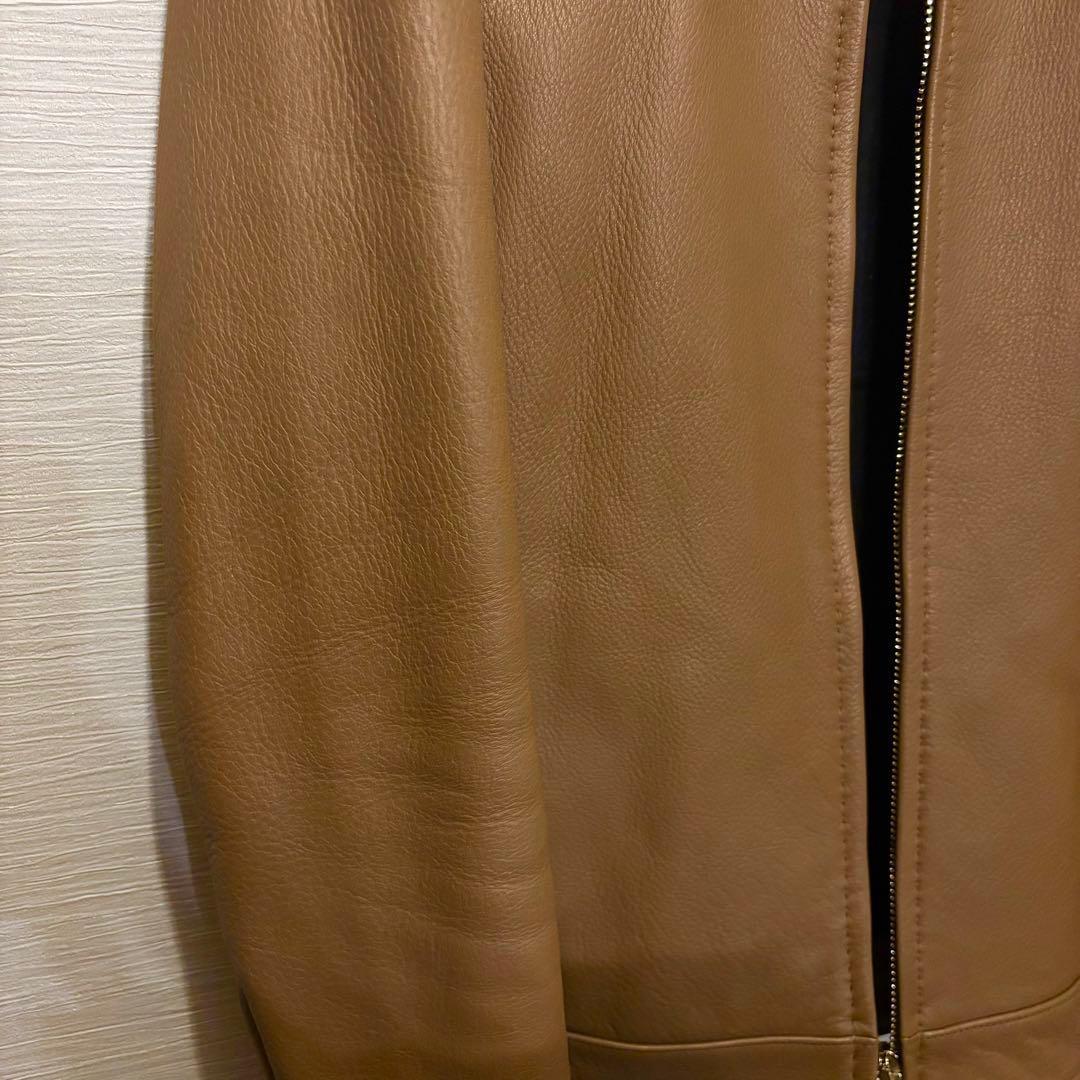 junhashimoto ZIP LEATHER SHIRTS ディアスキン