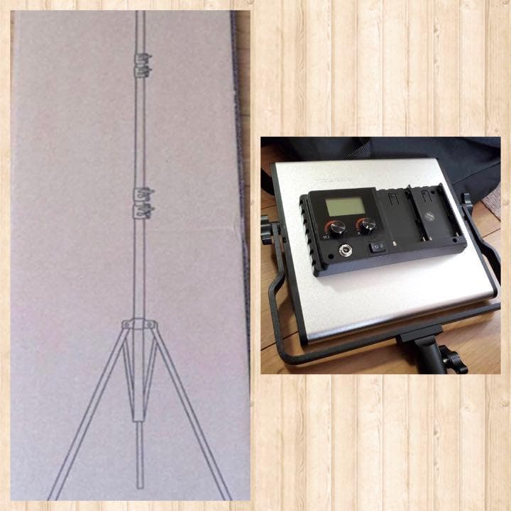 TVロケでも使う実力派＆背景スタンドキット付属❣本格的な撮影照明フルセット♪❤