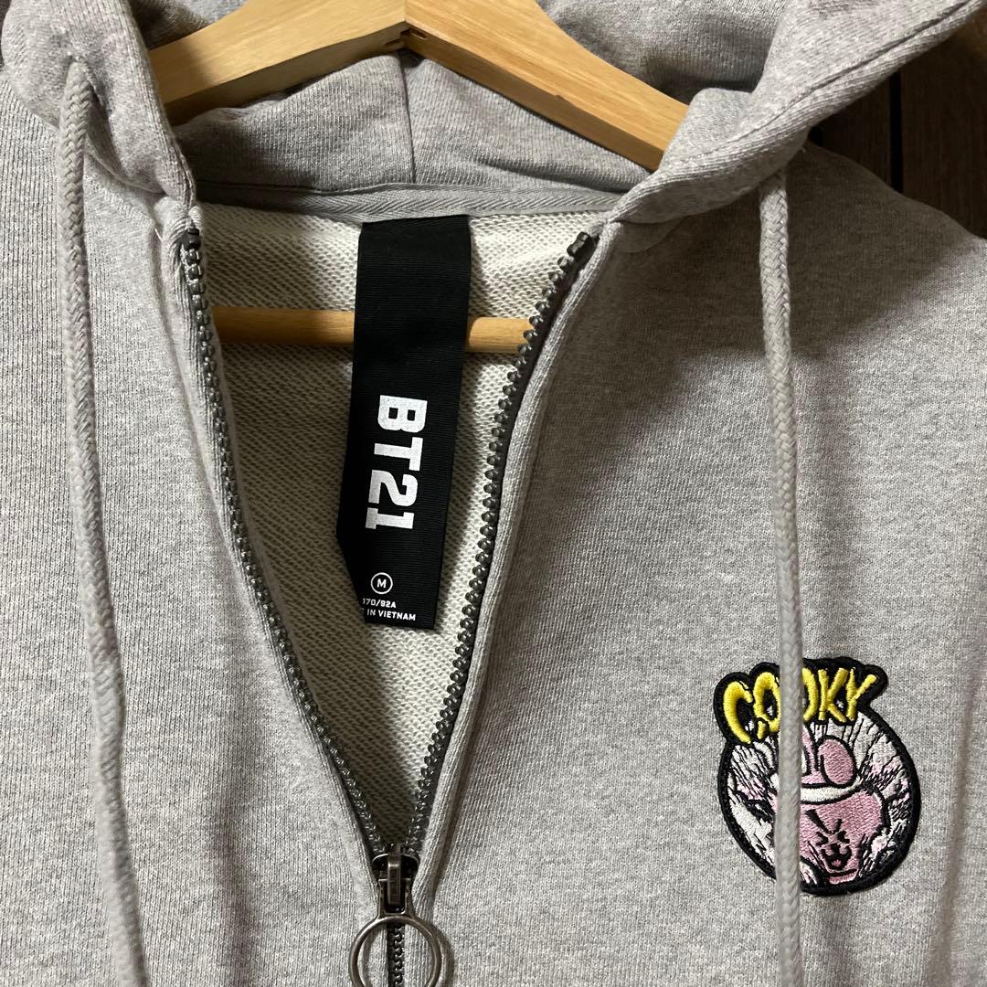 値下げ★新品タグ付き★ BTS BT21 COOKY パーカー ジョングク