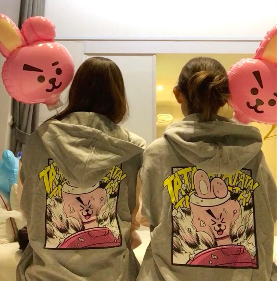 値下げ★新品タグ付き★ BTS BT21 COOKY パーカー ジョングク