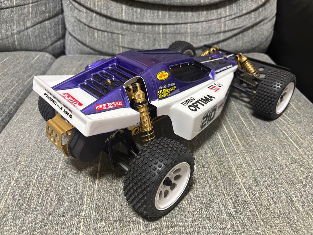 【最終値下げ】　京商　ターボオプティマ　メカ無し　完成品　復刻版