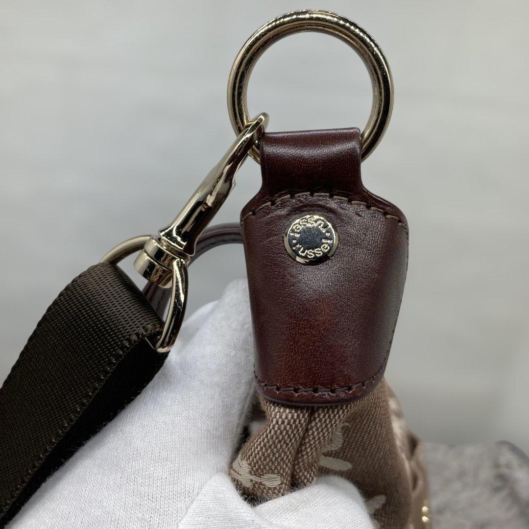 新品未使用❣️ russet ラシット キャンバス ショルダーバッグ ブラウン