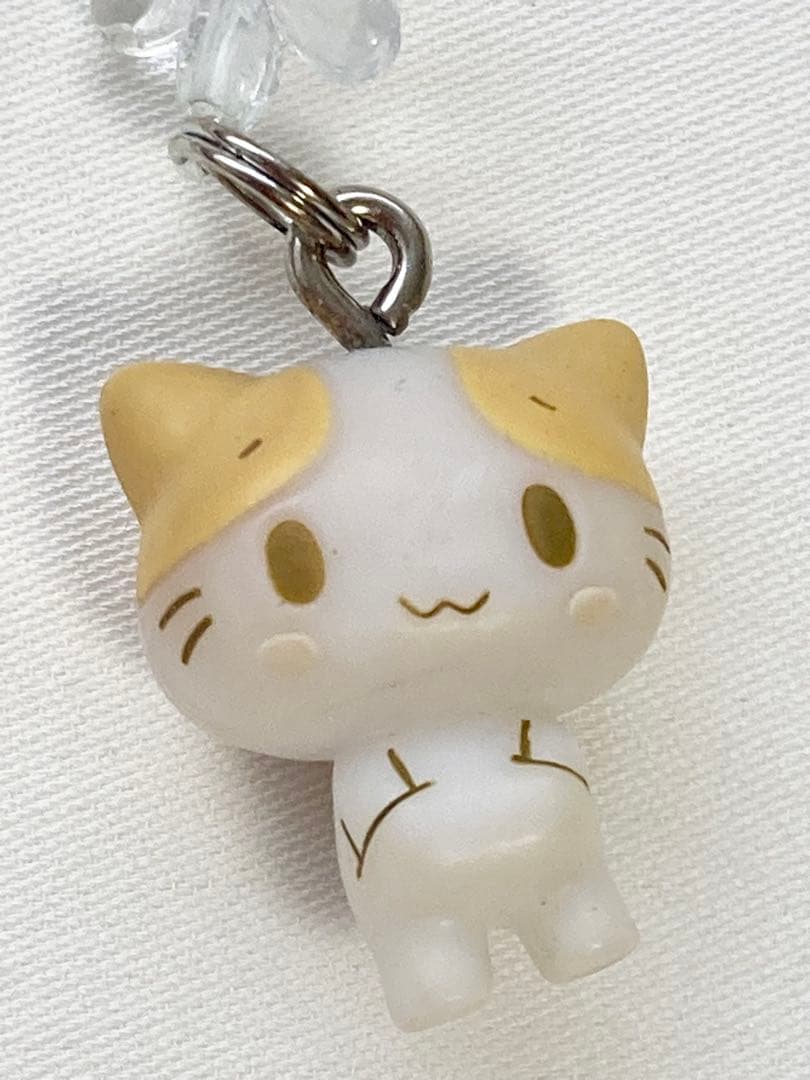 超希少マシュマロみたいなふわふわにゃんこ マスコット付ストラップ サンリオ