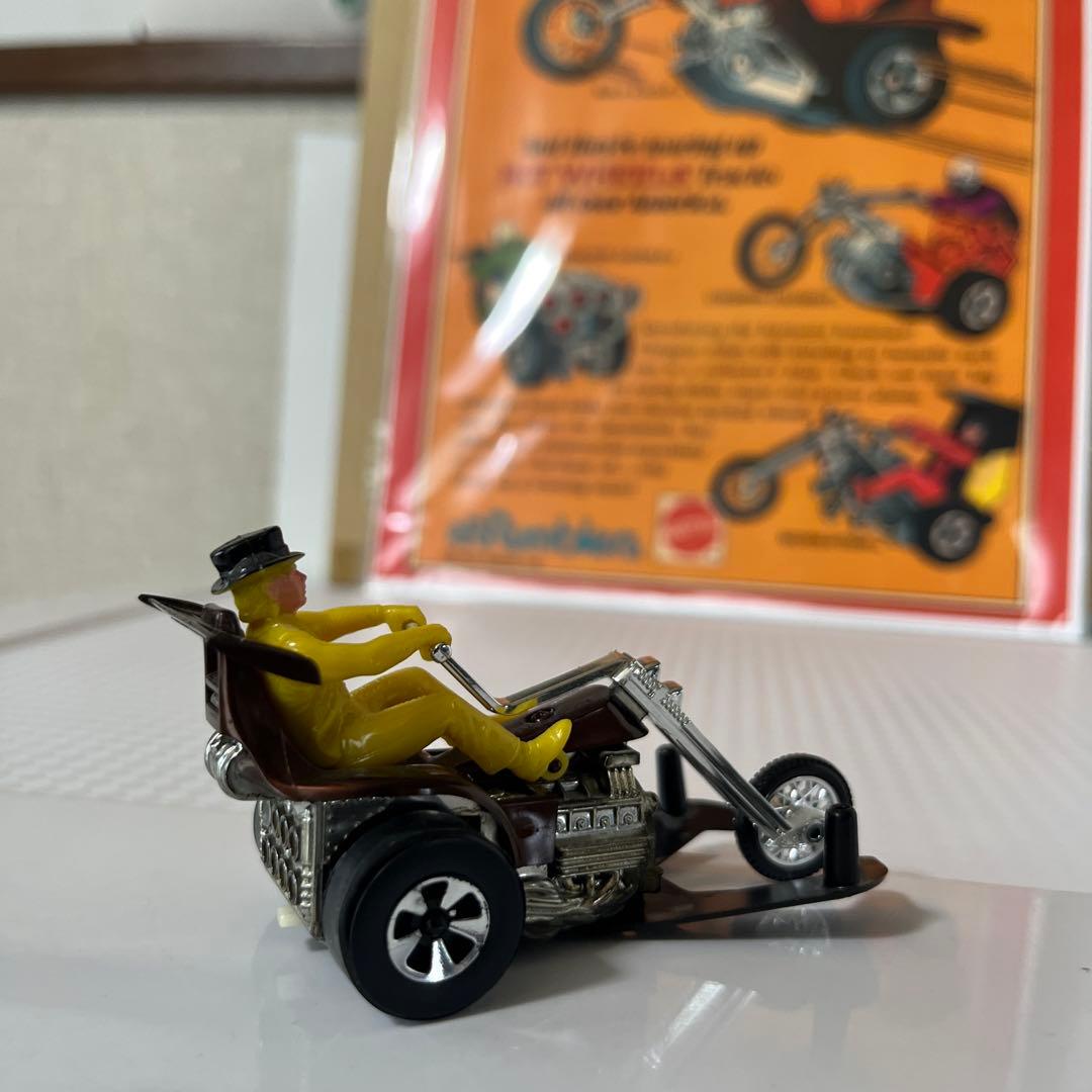 ホットウィール　チョップサイクル 1972年　ブルーザークルーザー　ビンテージ