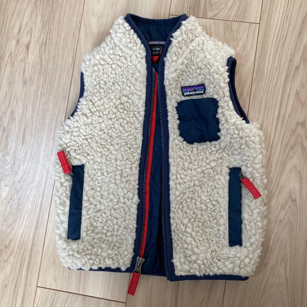 未使用　patagonia Baby Retro-X Vest ネイビー