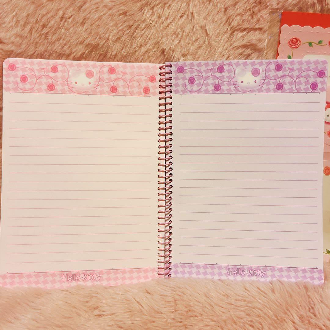希少レア　ハローキティ　薔薇　レターセット　ノート　シール　2000 平成レトロ