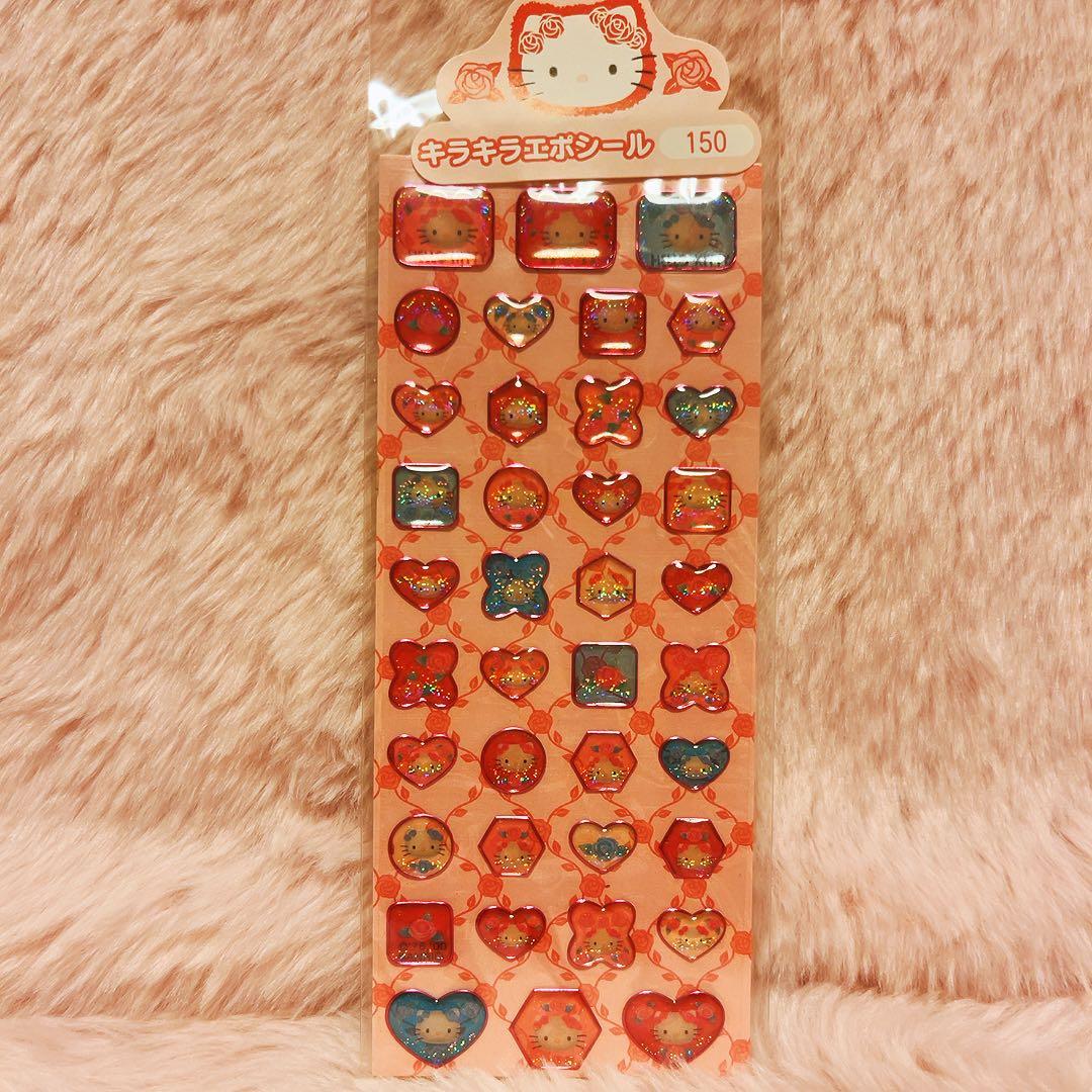 希少レア　ハローキティ　薔薇　レターセット　ノート　シール　2000 平成レトロ