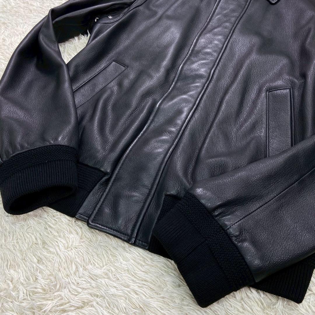 【最高級】LOUIS VUITTON ルイヴィトン シングル レザージャケット