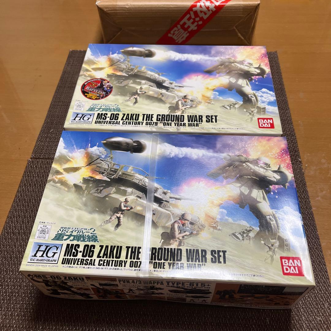 MS-06 ZAKU THE GROUND WAR SET ２個セット