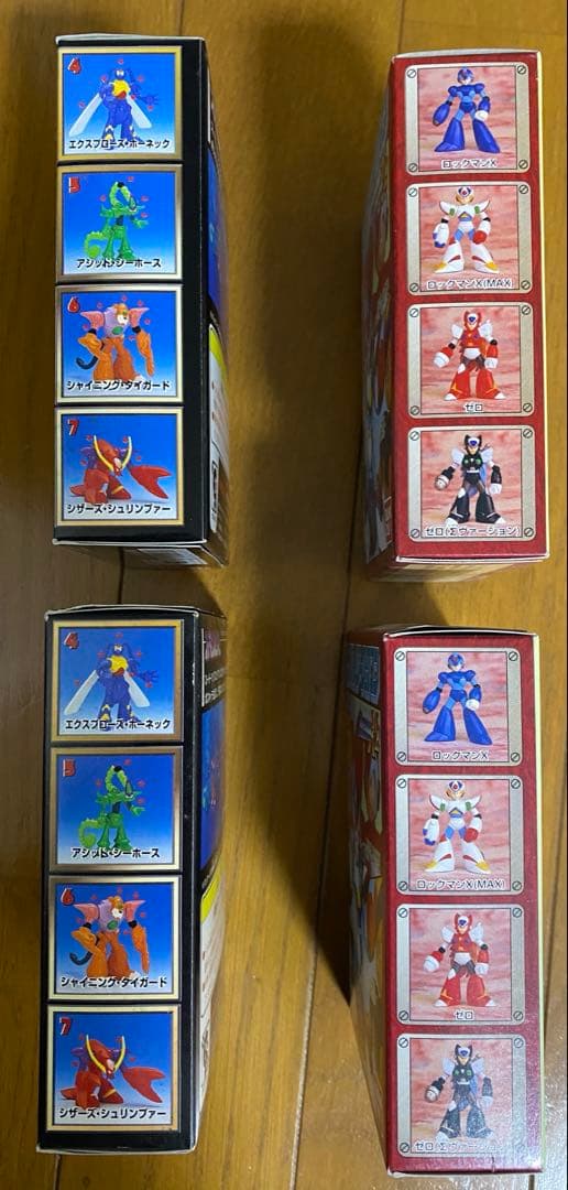 未開封食玩 スーパーマックスロックマン マッスルパワーロックマン 4個セット